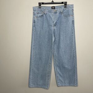 URBAN OUTFITTERS BDG Womens Straight Wide-Leg Denim Jeans EUC Light-Wash Sz 29